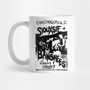Siouxie and the Banshees New Wave Flyer Mug